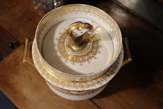 A pair of 19th century Paris porcelain ice pails